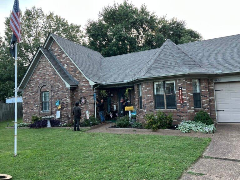 GAF certified roof repair work completed by Crawford Residential and Industrial Repair.