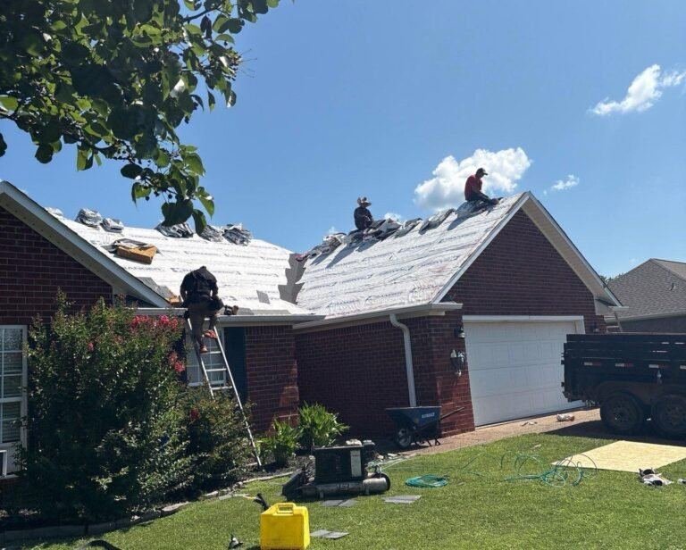 Maintained roof on a Jackson, TN home by Crawford Residential and Industrial Repair.
