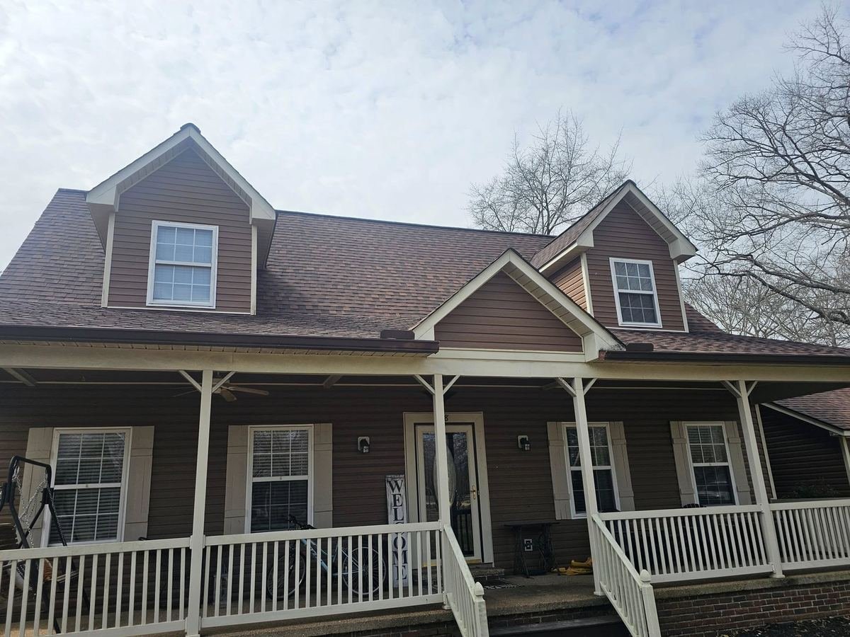 Residential roofing project completed by Crawford Residential and Industrial Repair in Jackson, TN.