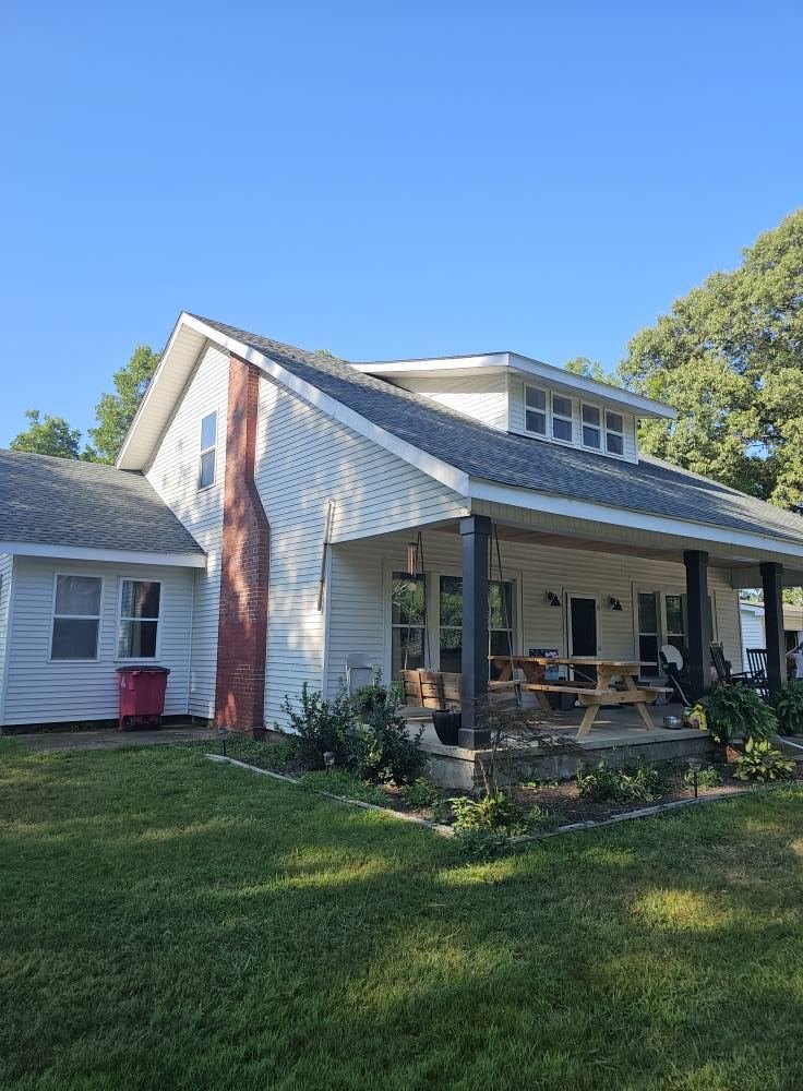 Pre-purchase roof inspection on a Dyersburg, TN home by Crawford Residential and Industrial Repair.