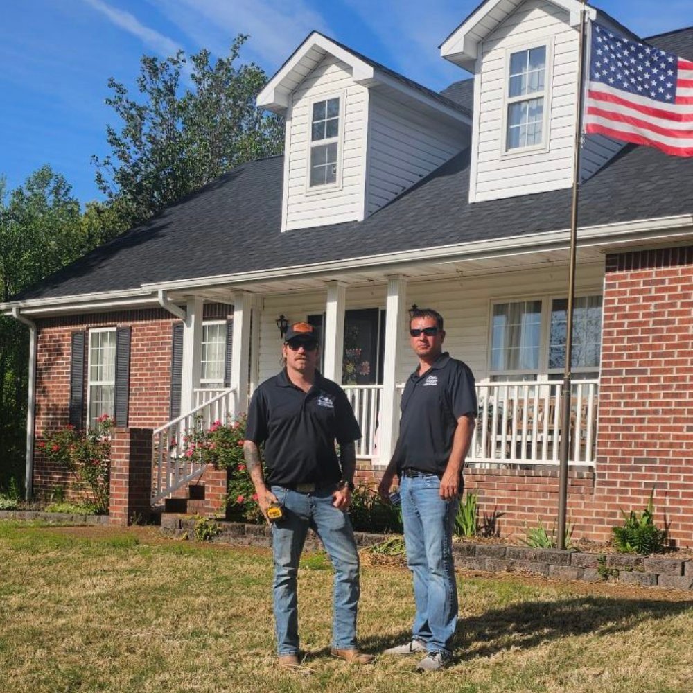Blake Crawford and Derek Miller, owners of Crawford Residential and Industrial Repair, in Jackson, TN.